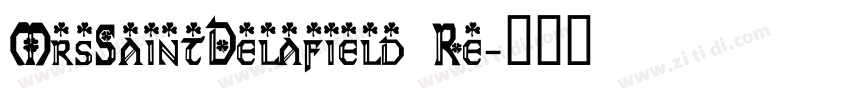 MrsSaintDelafield Re字体转换